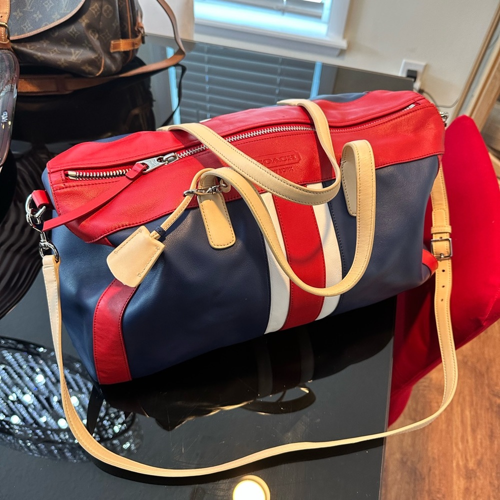 Coach Patriotic Duffle